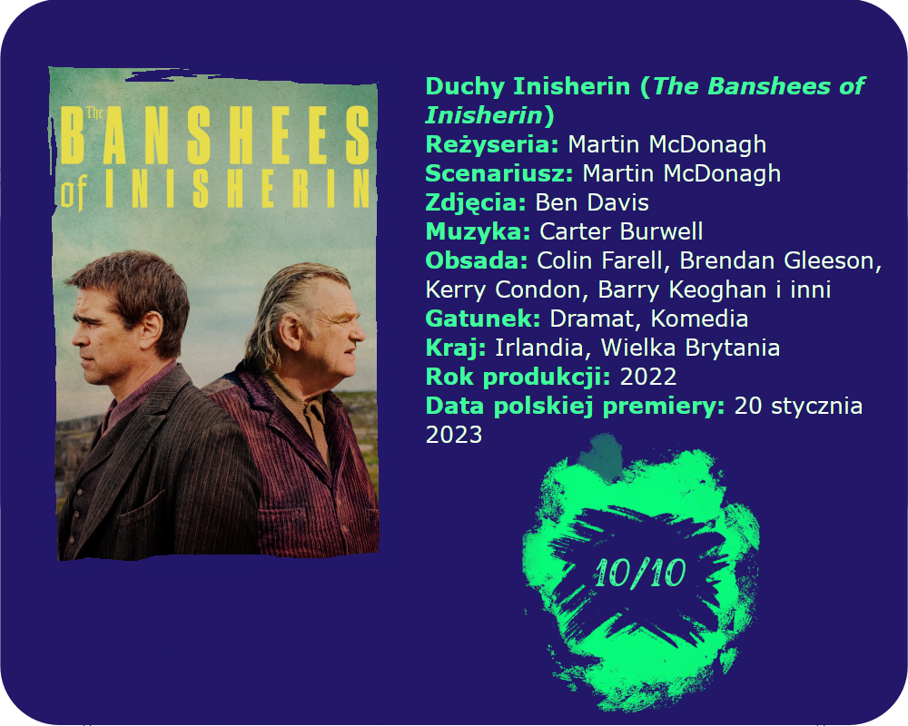 Duchy z Inisherin (2022) Duchy Inisherin recenzja filmu