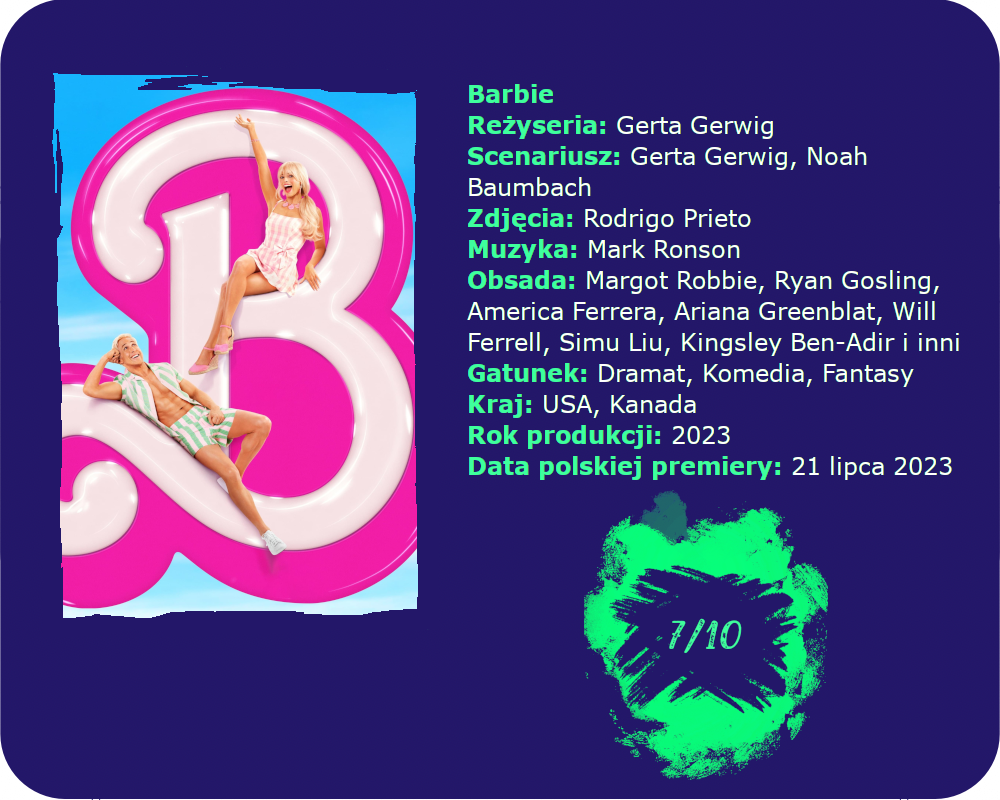 Barbie (2023) Barbie recenzja filmu